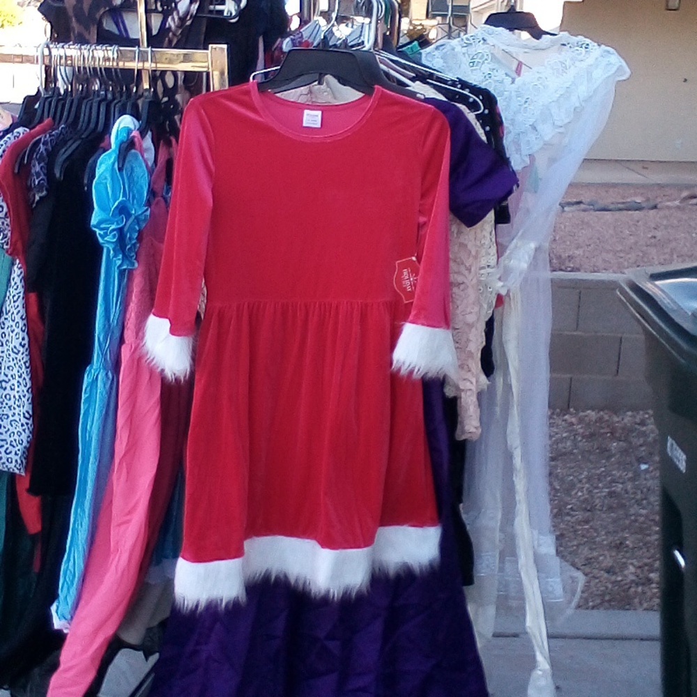 Holiday Time Red Christmas Blouse